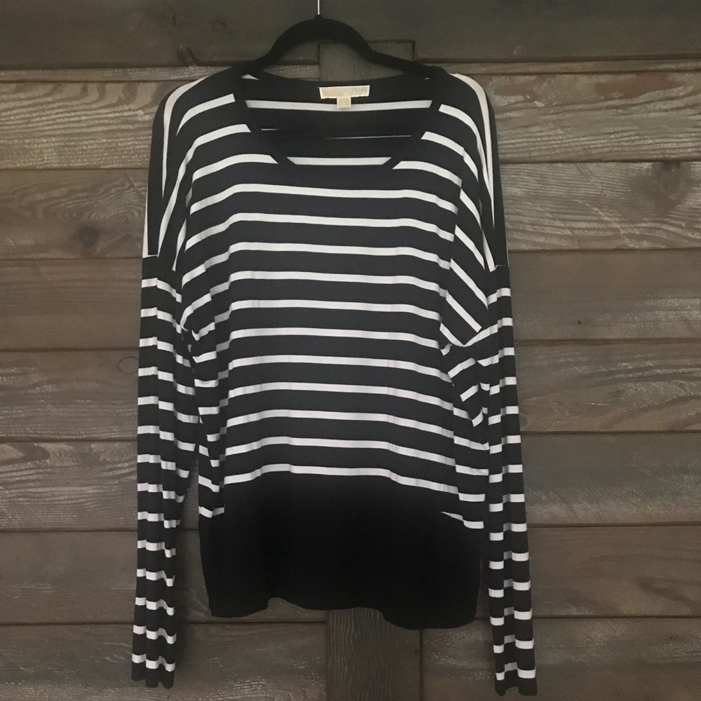 NWOT Michael Kors stripe long sleeve